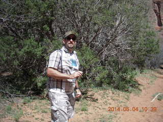 Canyon de Chelly - Spider Rock hike - Adam