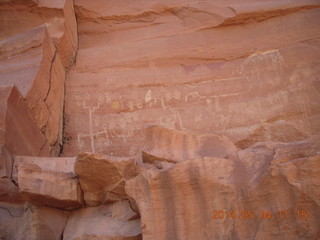 Canyon de Chelly - Spider Rock hike - petroglyphs