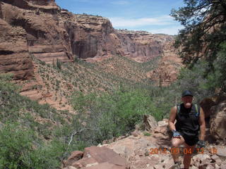 2274 8m4. Canyon de Chelly - Spider Rock hike - Adam