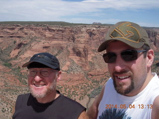 Canyon de Chelly - Spider Rock viewpoint - Adam and Neil K