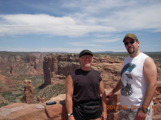 Canyon de Chelly - Spider Rock viewpoint - Adam and Neil K