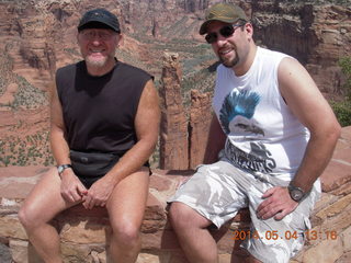 Canyon de Chelly - Spider Rock viewpoint - Adam and Neil K