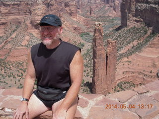 Canyon de Chelly - Spider Rock viewpoint - Adam