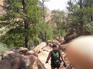 Canyon de Chelly - Spider Rock hike - Adam