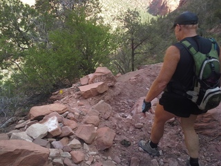 2281 8m4. Canyon de Chelly - Spider Rock hike - Adam