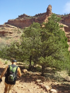 2285 8m4. Canyon de Chelly - Spider Rock hike - Adam