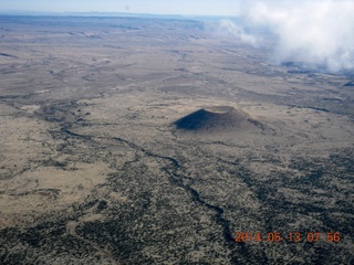 8 8md. aerial - old volcanoes near Flagstaff