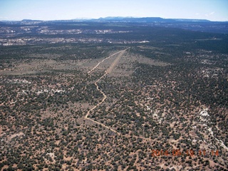 83 8md. aerial - Dark Canyon airstrip