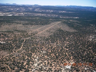 84 8md. aerial - Dark Canyon airstrip