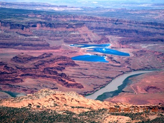 aerial - Canyonlands - Potash ponds