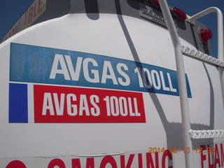 AVGAS 100LL - AVGAS 100LL - they want to make sure you know what's in there