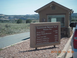 Canyonlands National Park signs