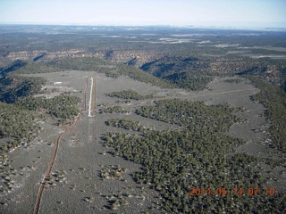 13 8me. aerial - Willow Flats airstrip