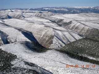 19 8me. aerial - Book Cliffs, Utah