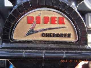 33 8me. Piper Cherokee on the yoke