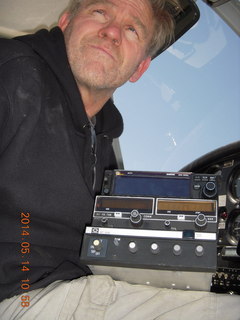 74 8me. Mike T taking the radios out of n8377w