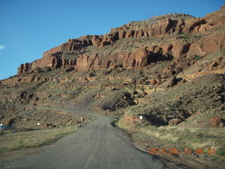 highway 279 drive to Potash Road Canyonlands National Park - Shaefer switchbacks drive