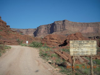 60 8mf. Potash Road drive - Canyonlands National Park entrance