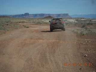 284 8mf. Canyonlands National Park - White Rim Road drive - another Jeep