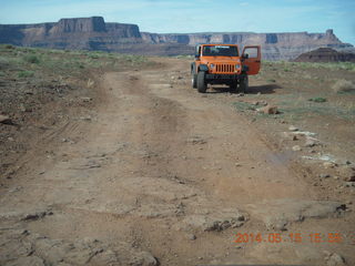 313 8mf. Canyonlands National Park - White Rim Road drive - another Jeep