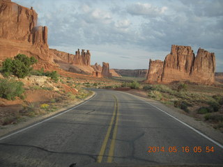 7 8mg. Arches National Park drive