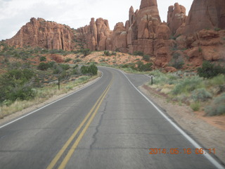 13 8mg. Arches National Park drive