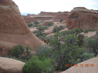 Arches National Park - Devil's Garden hike - Chris and her friends