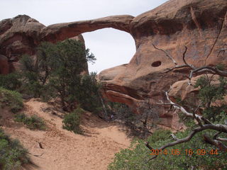 99 8mg. Arches National Park - Devil's Garden hike - Double O Arch again