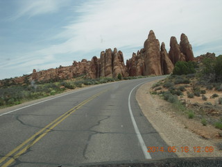 140 8mg. Arches National Park drive