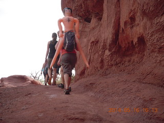Fisher Tower hike - hiking bachelorette party