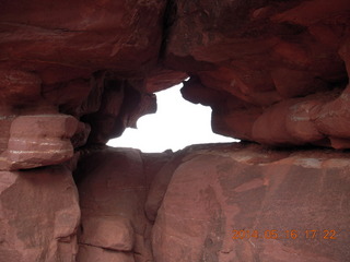 Fisher Tower hike - arch?