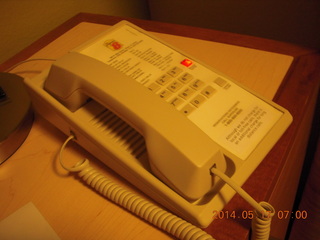 2 8mh. the mystery phone of Room 114, the light flashes even when there's no message