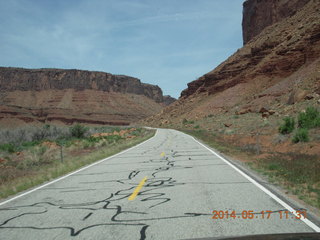 116 8mh. drive to Mack Mesa - Utah highway 128