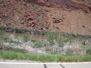 119 8mh. drive to Mack Mesa - Utah highway 128 - Colorado River