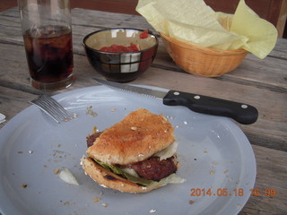 Canyonlands - Needles Outpost - what's left of my burger
