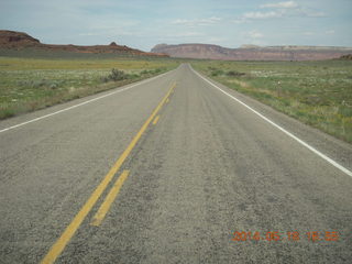 397 8mj. drive from Needles to Moab