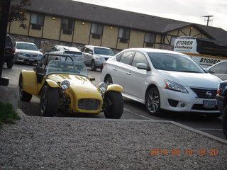 Moab Super 8 - cute vehicle in parking lot