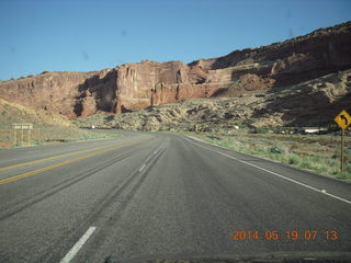 4 8mk. drive from Moab to Canyonlands Field (CNY)