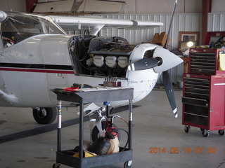 8 8mk. airplane being worked on at CNY