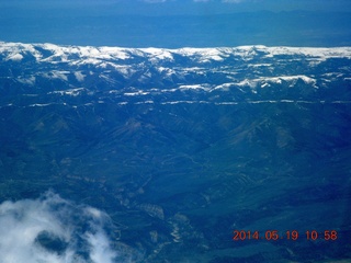 28 8mk. aerial - mountains near Salt Lake City