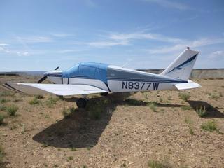 2 8mw. disassembly of n8377w at sand wash airstrip