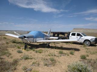 3 8mw. disassembly of n8377w at sand wash airstrip