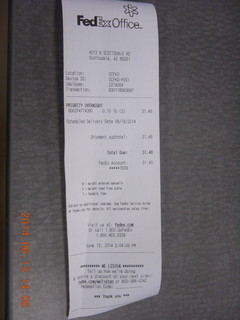 23 8nd. cheque from insurance company for n8377w - fedex receipt