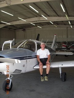 13 8px. Adam and N8377W at Beegles Aircraft at Greeley (GXY)