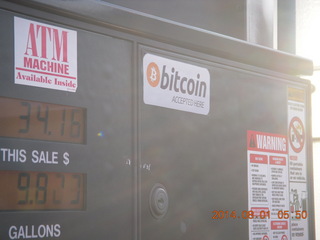 1 8q1. they take bitcoin at the gas station