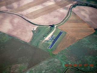 12 8q1. aerial near Greeley - very small airport (radio controlled RC I expect)