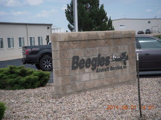Beegles at Greeley (GXY) sign