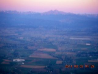 5 8q2. aerial - pre-dawn view of the front range of the Rockies