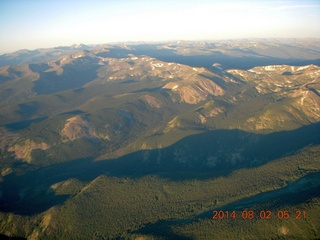 22 8q2. aerial - Colorado - Rocky Mountains - Rollins Pass