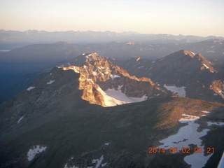aerial - front range of the Rocky Mountains